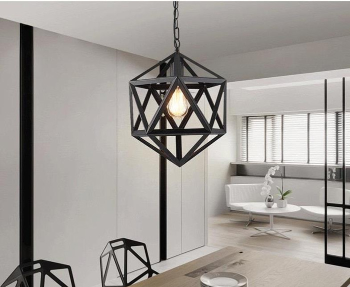 ung dung thep den trong trang tri