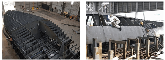 ung dung thep dong tau