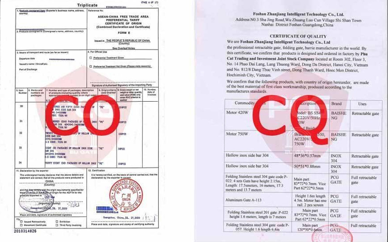 Chứng chỉ CO CQ là gì? Phân biệt CO và CQ chi tiết