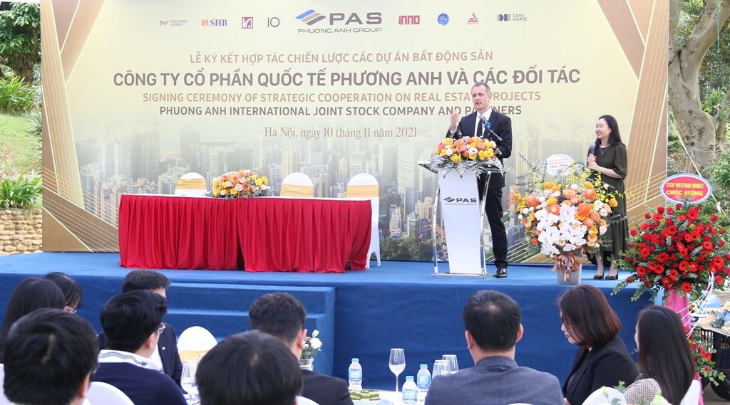 Lễ ký kết hợp tác chiến lược bất động sản giữa Công ty Cổ phần Quốc tế Phương Anh và Western Homes 13 le ky ket hop tac 5